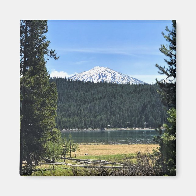 Elk Lake with Mount Bachelor, Oregon Magnet (Vorne)