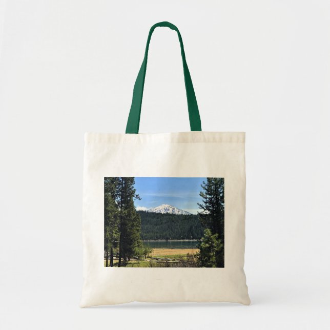 Elk Lake with Mount Bachelor, Oregon Tragetasche (Vorne)