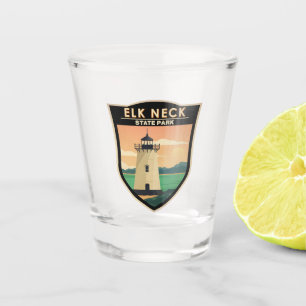 Elk Neck Staat Park Maryland Vintag Schnapsglas