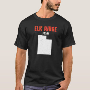 Elk Ridge Utah USA Staat America Travel Utahan T-Shirt