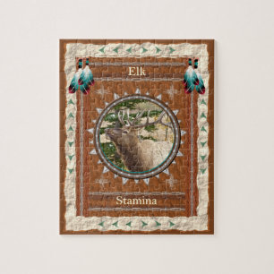 Elk - Stamina - Jigsaw Puzzle mit Box