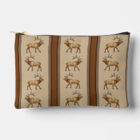 Elk Stripe Zipper Pouch