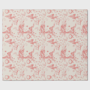 Elk Woods Französischer Toile Geschenkpapier