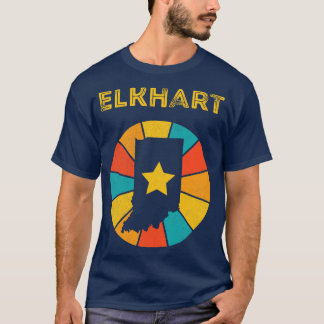 Elkhart Indiana Vintag Distressed Souvenir 1 T-Shirt
