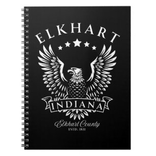 Elkhart Indiana Vintag Eagle Notizblock