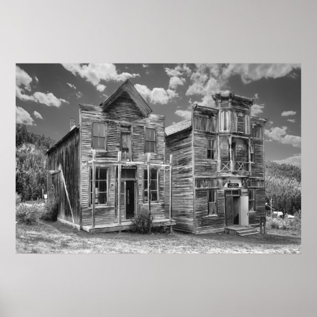 Elkhorn Ghost Town Public Halls - Montana Poster (Vorne)
