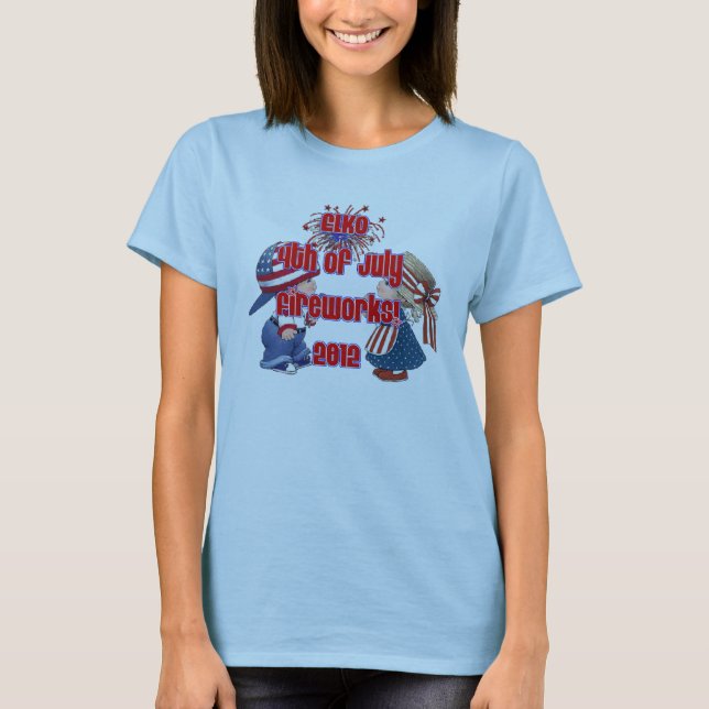 Elko 4. von Juli-Babys T-Shirt (Vorderseite)