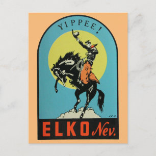 Elko, Nevada Postcard Postkarte