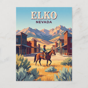 Elko, Nevada Postkarte