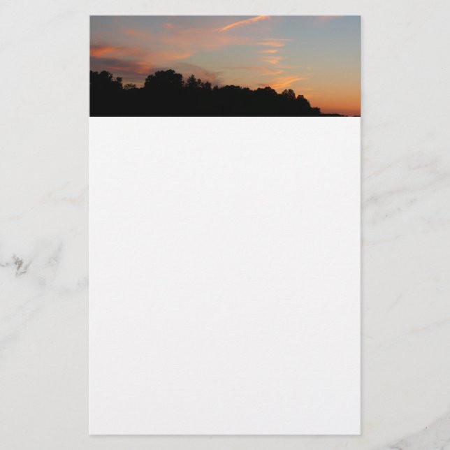Elkridge Sunset Maryland Landscape Briefpapier (Vorderseite)