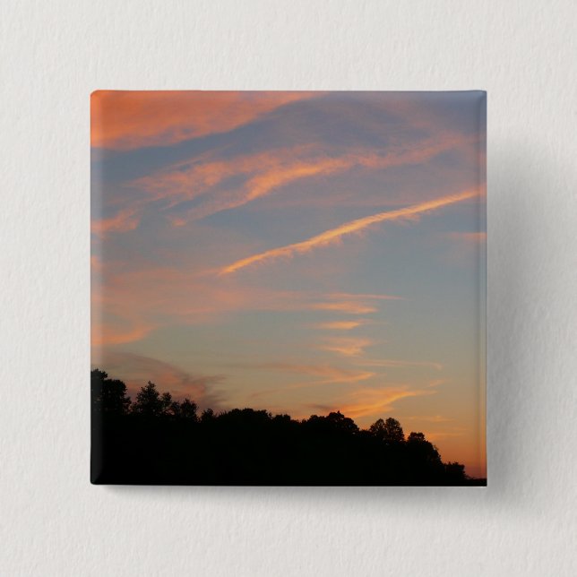 Elkridge Sunset Maryland Landscape Button (Vorderseite)