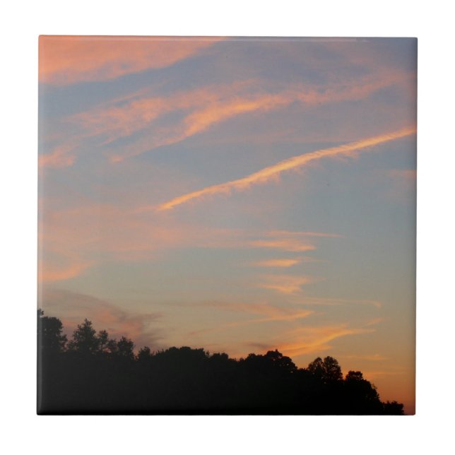 Elkridge Sunset Maryland Landscape Fliese (Vorderseite)