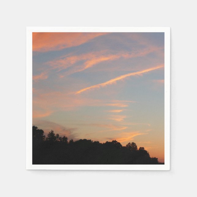 Elkridge Sunset Maryland Landscape Serviette (Vorderseite)