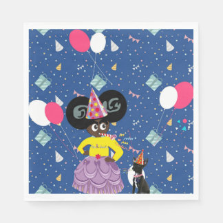 Ella B. Jenkins Party napkin blue Serviette