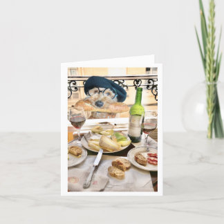 Ella Bella Banana bringt Baguette Dankeskarte