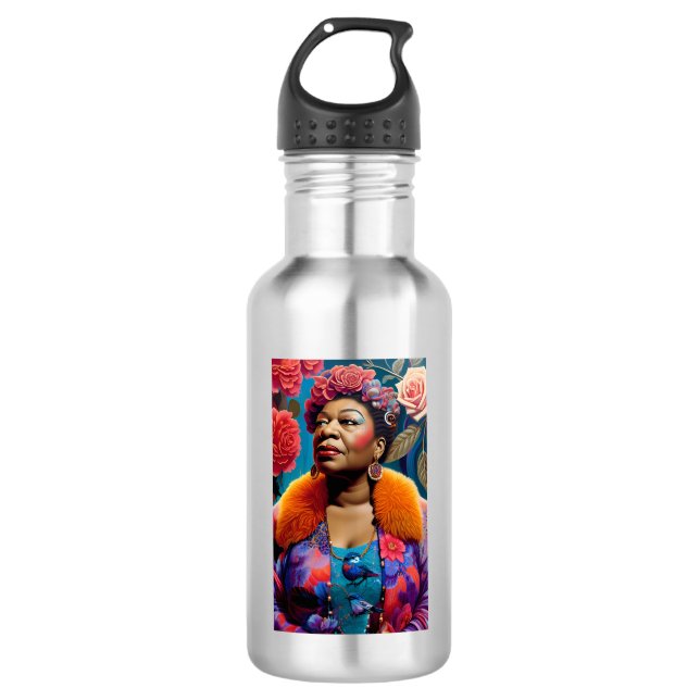 Ella Fitzgerald Edelstahlflasche (Vorderseite)