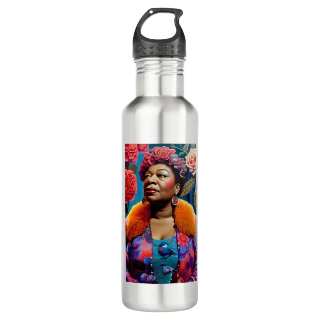 Ella Fitzgerald Edelstahlflasche (Vorderseite)