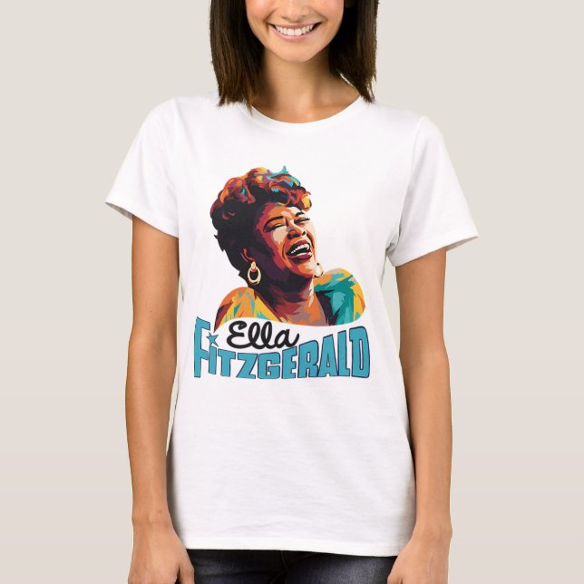 Ella Fitzgerald T-Shirt (Vorderseite)