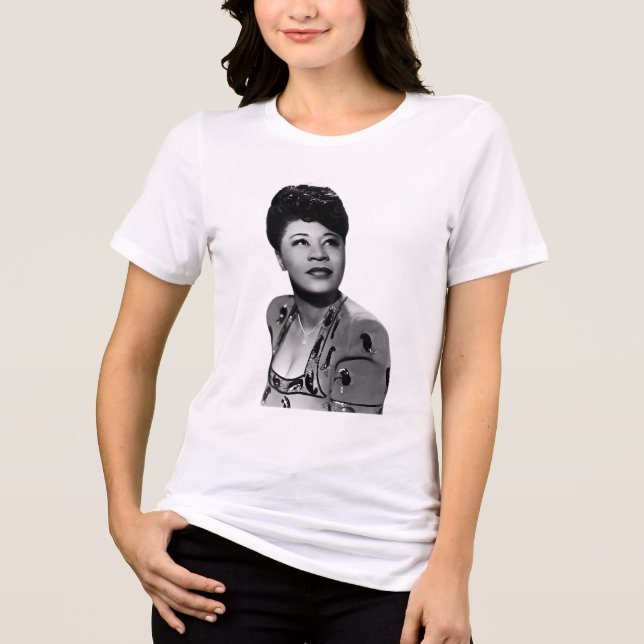 Ella Fitzgerald Tri-Blend Shirt (Vorderseite)