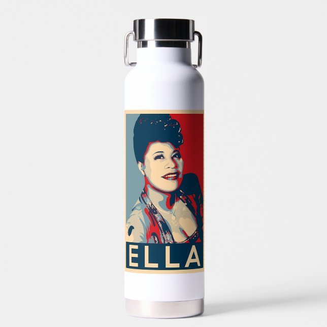 Ella Fitzgerald Trinkflasche (Vorne)