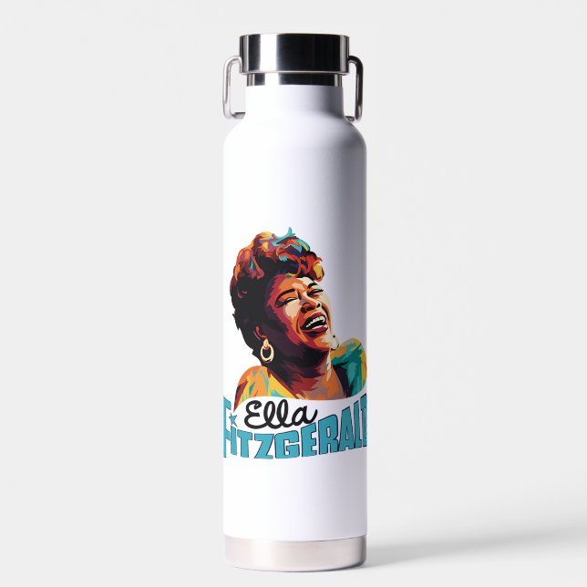 Ella Fitzgerald Trinkflasche (Vorne)