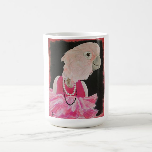 Ella hübsch in der rosa Kaffee-Tasse Tasse (Mittel)