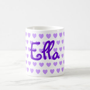 Ella in Lila Kaffeetasse