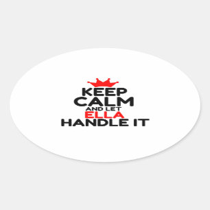 ELLA OVALER AUFKLEBER