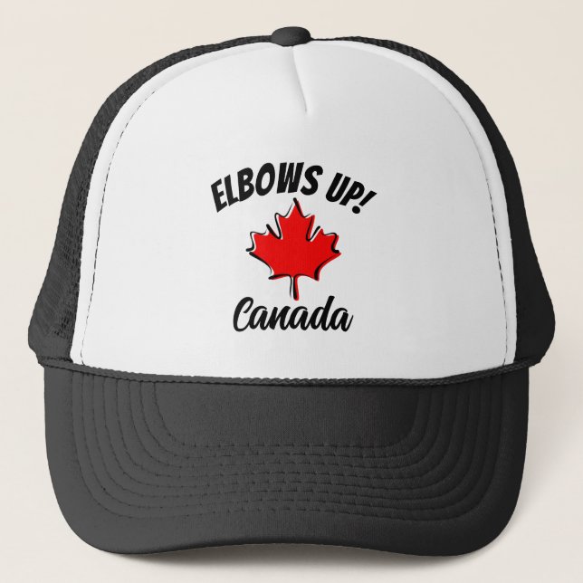 Ellbogen auf! Kanada Truckerkappe (Vorderseite)