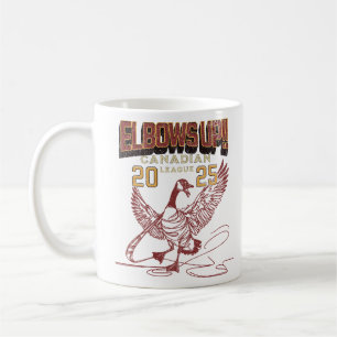 Ellbogen auf! Kanadische Liga Kanada Gänse Kaffeetasse