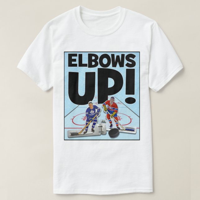 Ellbogen auf! T-Shirt (Design vorne)