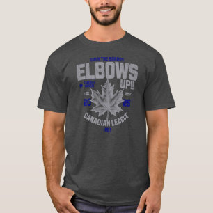 Ellbogen auf! Über den Brettern der kanadischen Ho T-Shirt