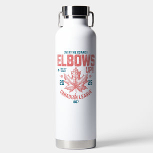 Ellbogen auf! Über die Boards Kanadischer Liga Hoc Trinkflasche