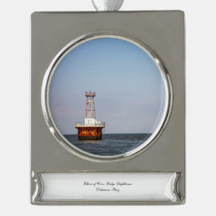 Ellbogen des Kreuzlichtthauses Banner-Ornament Silber