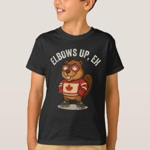 Ellbogen hoch Eh Beaver Maple Leaf Shirt Lustiges