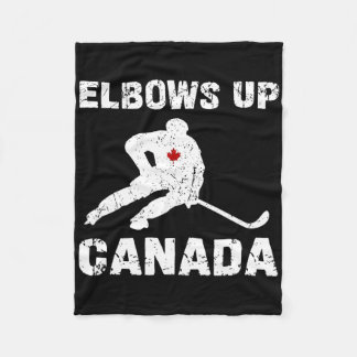 Ellbogen hoch Hockey Kanada Nicht verkäuflich Niem Fleecedecke
