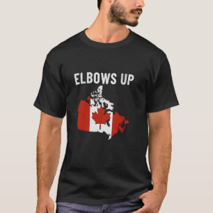 Ellbogen hoch Kanada Kostenlos Stolz Kanadier T-Shirt