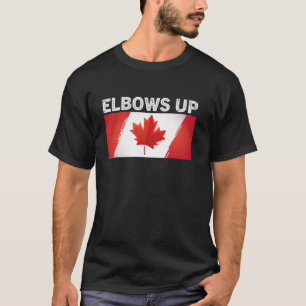Ellbogen hoch Kanada Stark und Frei Stolz kanadisc T-Shirt