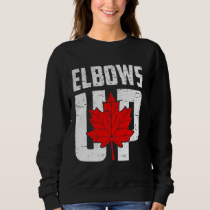 Ellbogen hoch Kanada Sweatshirt