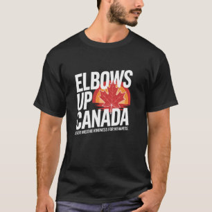 Ellbogen hoch Kanada Verwechseln Sie Freundlichkei T-Shirt