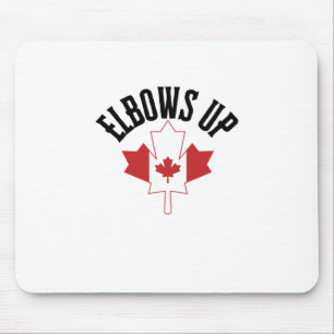 Ellbogen hoch Sticker1 Mousepad