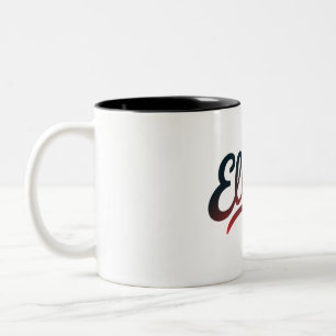 Ellbogen hoch zweifarbige tasse