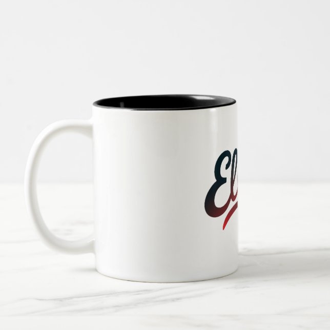 Ellbogen Zweifarbige Tasse (Links)
