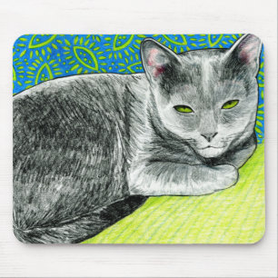 Elle die Korat Katzen-Mausunterlage Mousepad