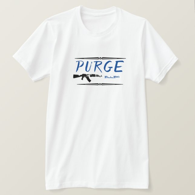 Elleki Purge K T - Shirt (blau) (Design vorne)