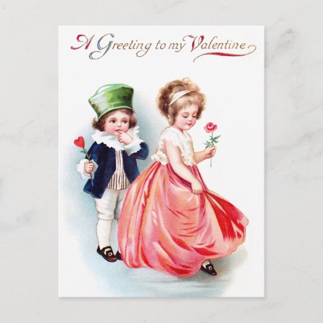 Ellen H. Clapsaddle: Ich Liebe meine Liebe Postkarte (Vorderseite)