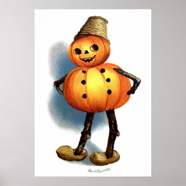 Ellen H. Clapsaddle: Pumpkin Boy Poster (Vorne)