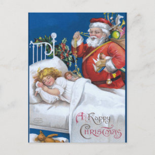 Ellen H. Clapsaddle: Santa ist da Feiertagspostkarte