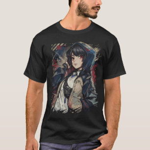 Ellen Joe ZZZ Haifischschwanz Schere Dienstmädchen T-Shirt