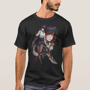 Ellen Joe ZZZ Haifischschwanz Schere Dienstmädchen T-Shirt